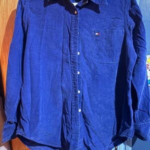 UNISEX CORDUROY BUTTON UP SHIRT